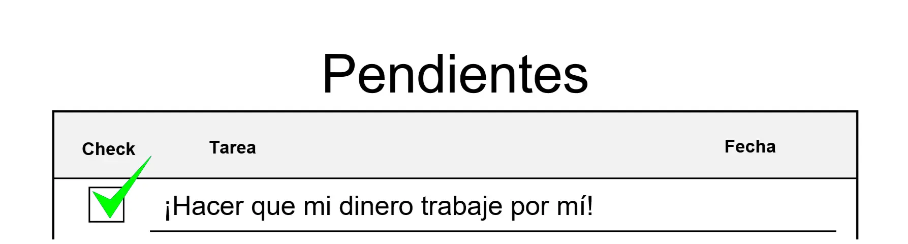 Dinero trabaje por mi